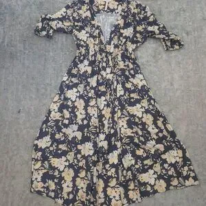 Apiece Apart | Dresses | Apiece Apart Lucinda Floral Wrap Midi Dress |  Poshmark